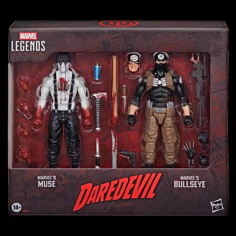 【Pre Sale】Original Hasbro Marvel Legends Series MARVEL'S MUSE/MARVEL'S BULLSEYE Anime Figure Toy Collection Model