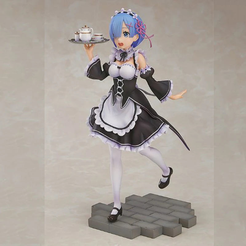 In Stock Genuine GOOD SMILE COMPANY Re:Zero Kara Hajimeru Isekai Seikatsu Rem 1/7 Collection Series Model Cartoon Character
