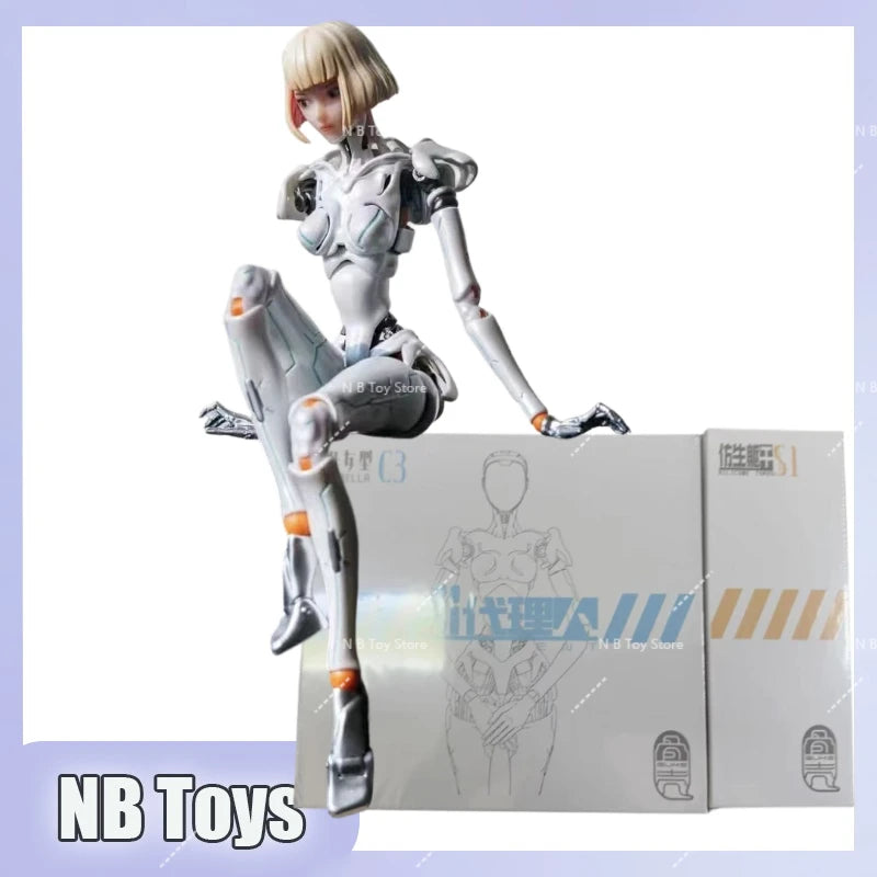Guke Studio GK01FEC3 1/12 Scale Female Soldier AI Agent-Femella C3 Full Set 6-inches Action Figure Model Doll Collection
