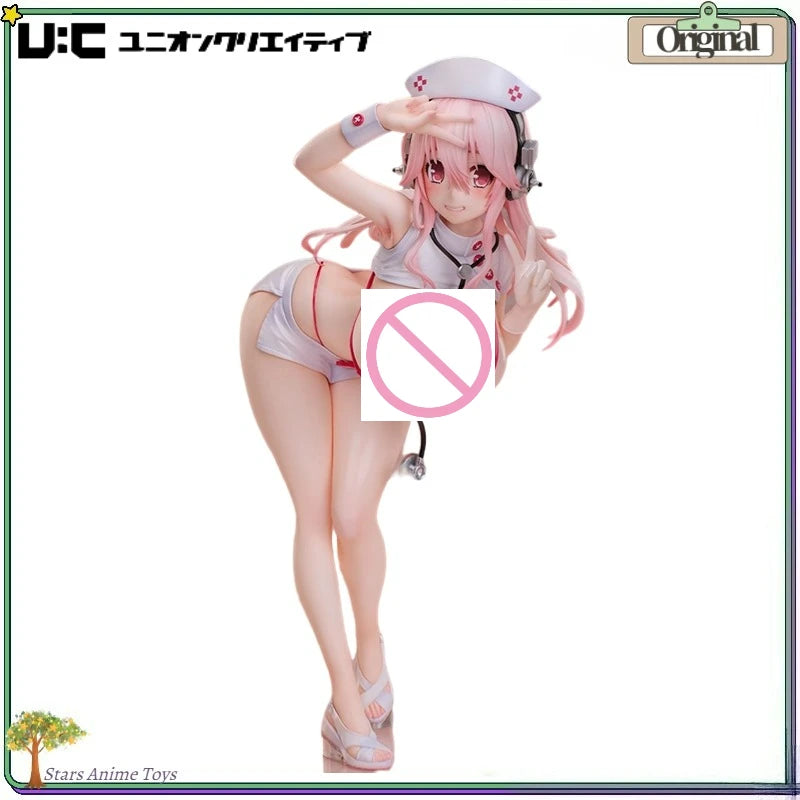 【 Pre Sale 】 Original UnionCreative SUPER SONICO Nurse Bikini Ver. 1/6 Scale Toy Gift Display