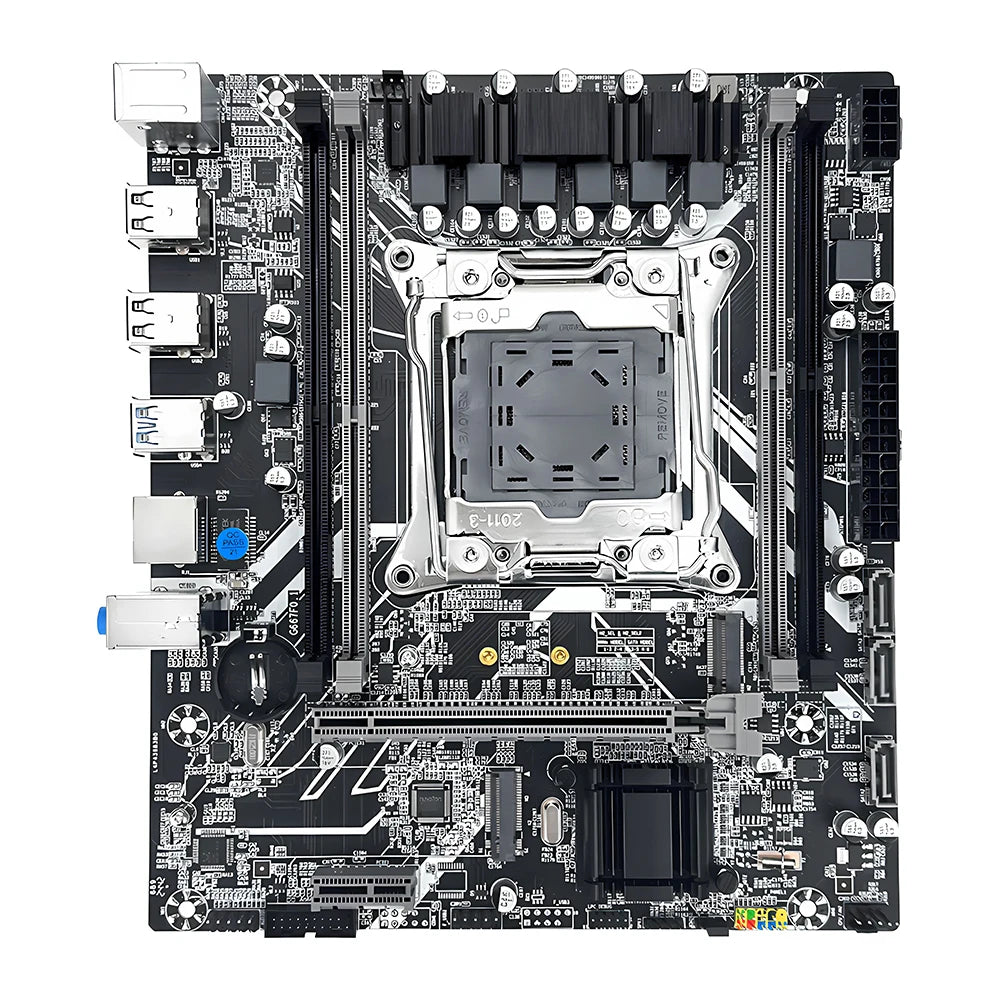 SOYO X99 D4 Motherboard Set mit Xeon LGA2011-3 CPU E5-2640 V4 16GB 2133MHz DDR4 RAM Speicher Für Gaming PC Computer komponenten