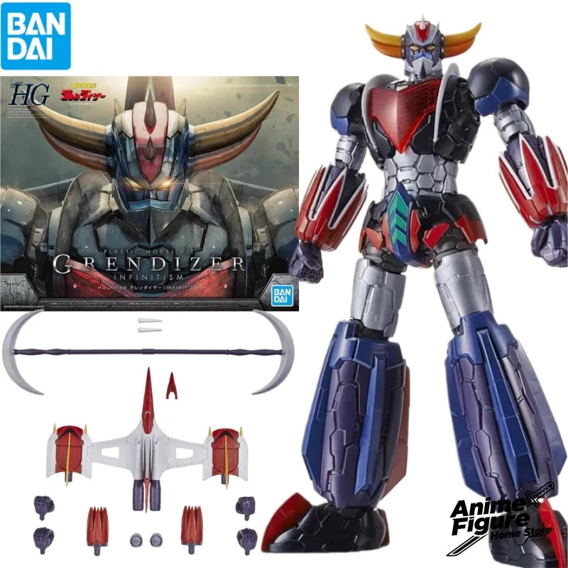 100%Original in Stock Bandai HG MAZINGER Z GRENDIZER GETTER KOTETSU JEEG MAZINKAISER Grendizer U Anime Character Toy Collection
