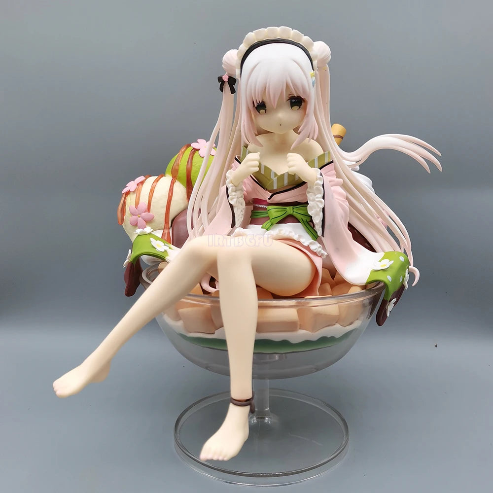 20cm Shiratama Komame Native Grizzry Panda 1/6 Girls Toys Japanese Anime PVC Action Figure Toy Game Collectible Model Doll