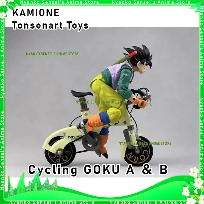Tonsenarttoys Dragon Ball Son Goku  Ride Bike 01A 01B  Dragon Ball SHF Gogeta Anime Action Figures Model Collection Toys