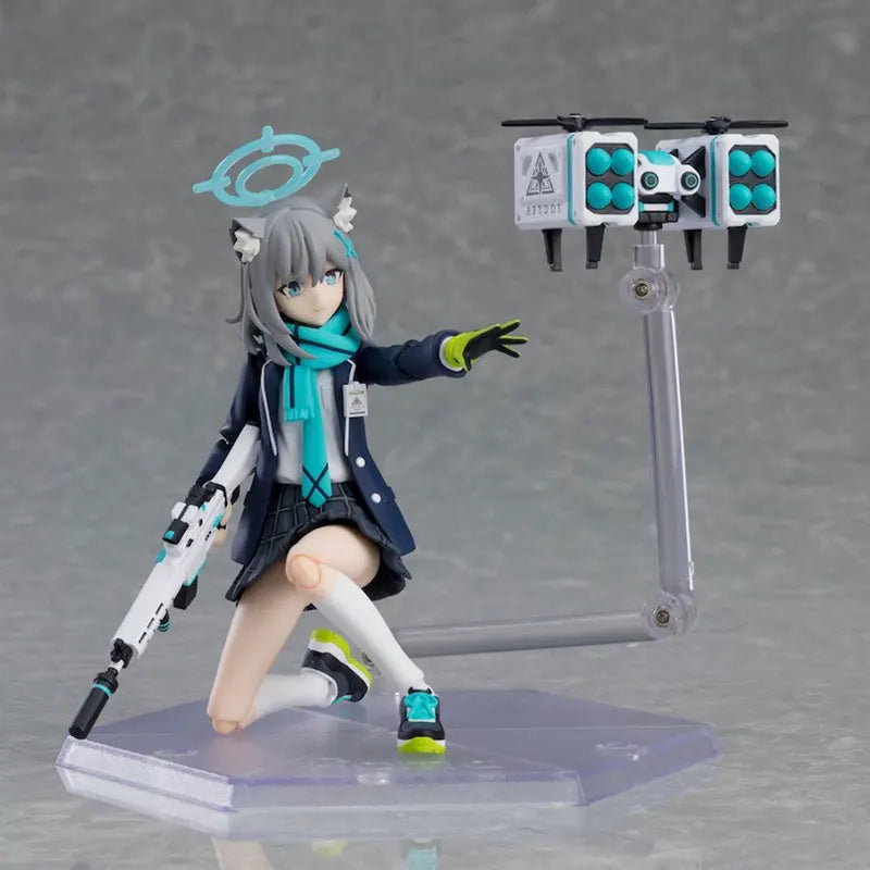 Blue Archive Figma 567 SunaōkamiShiroko KO Articulated Action Figures Kawaii Girl Trendy Toys Desktop Ornament Boy Surprise Gift