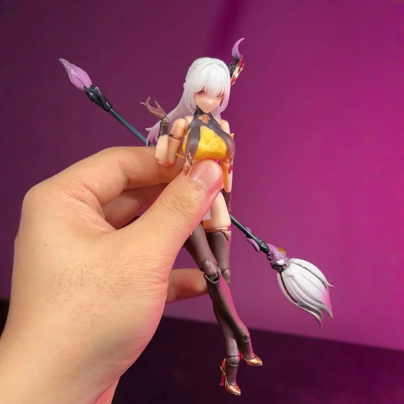 Eiifox&BearPanda Painted Skin Action Figure Hua Xia Gods And Ghosts Series Collectible Posable Desktop Display For Anime Fans