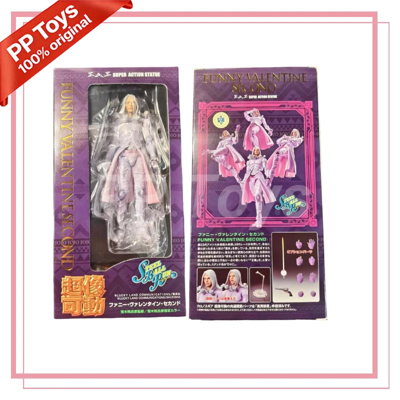 JOJO STEEL BALL RUN Funny Valentine Action Figure Medicos Chobitsu Kōdō 100% Original PVC Anime Model Toys Collection Doll Gift