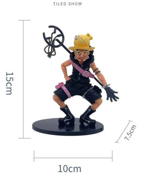 Bandai Zoro Luffy Nami Robin Ace Sanji DXF Figurine Toys PVC Action Model Brook Katakuri Collection Doll Toy