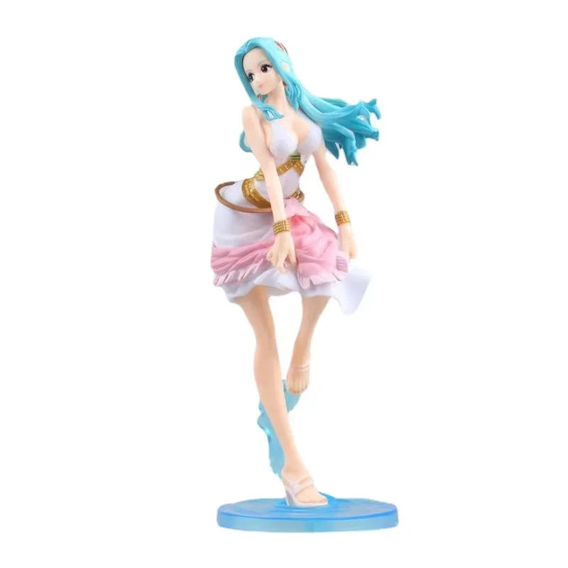 22cm Japanese Anime  One Piece  Nico·Robin Girl PVC Nami Nefeltari Vivi Action Figures Toys Adult Collection Model Doll Gift