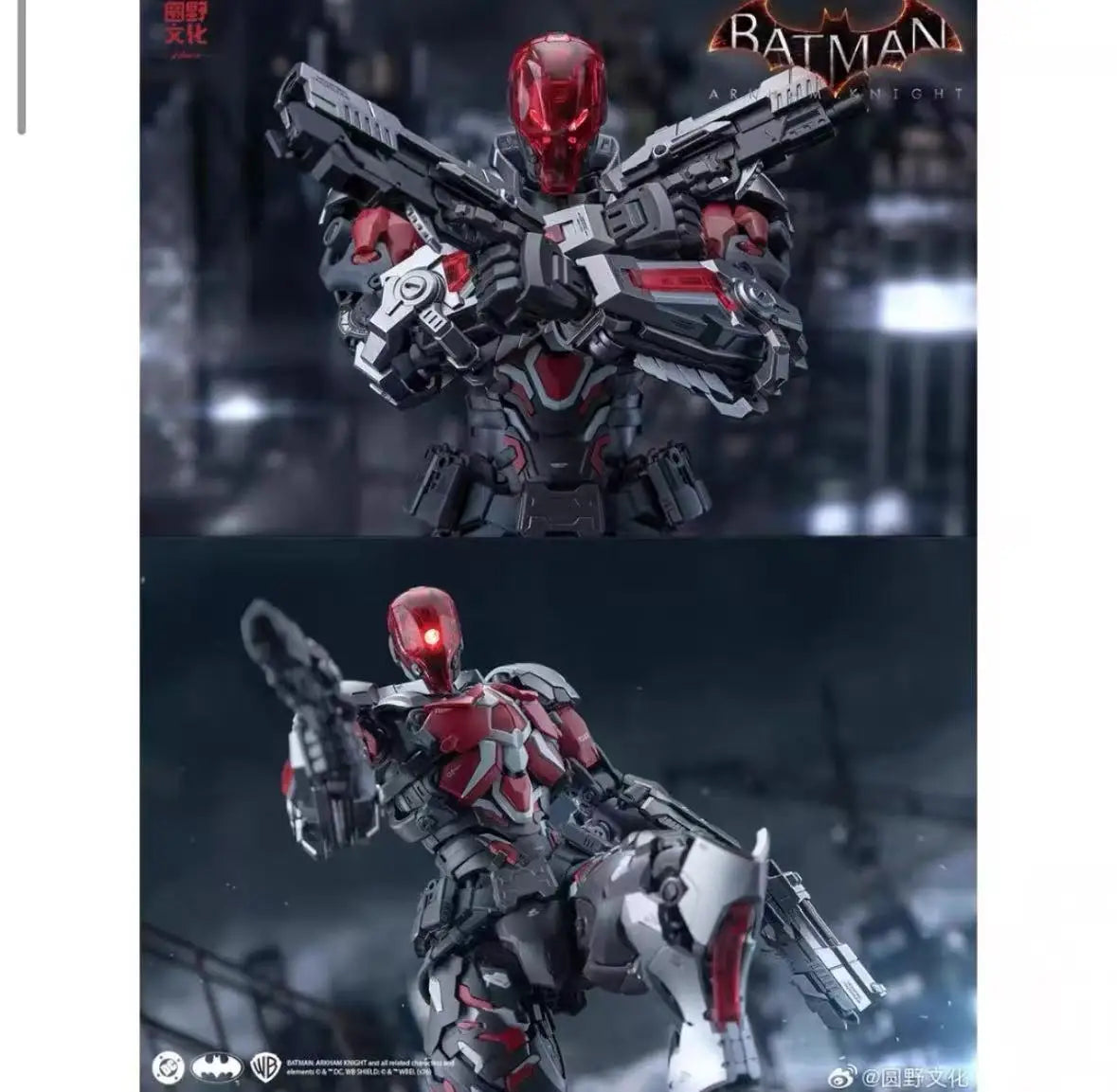 Original HEMOXIAN Arkham Knight Assembly Model YuanYe Over Zero Batman Action Figures 1/10 Statue Collection Kid Toy Gift