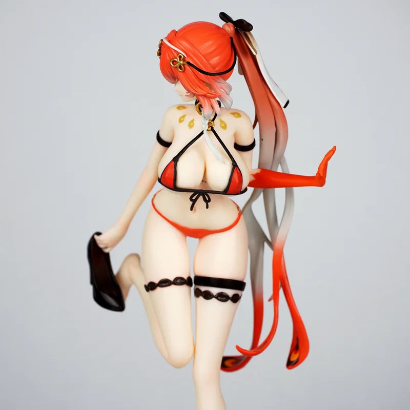 New 27cm Wuthering Waves Changli Tall Swimsuit Sexy Anime Figure Pvc Collectible Statue Boxed Desk Decor Adult Gift For Fans