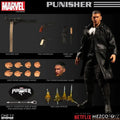 In Stock Mezco ONE12 Punisher Action Figure Anime Collectible Toy Model for Adults Kids Fans Gifts Marvel Inspired PVC Statue