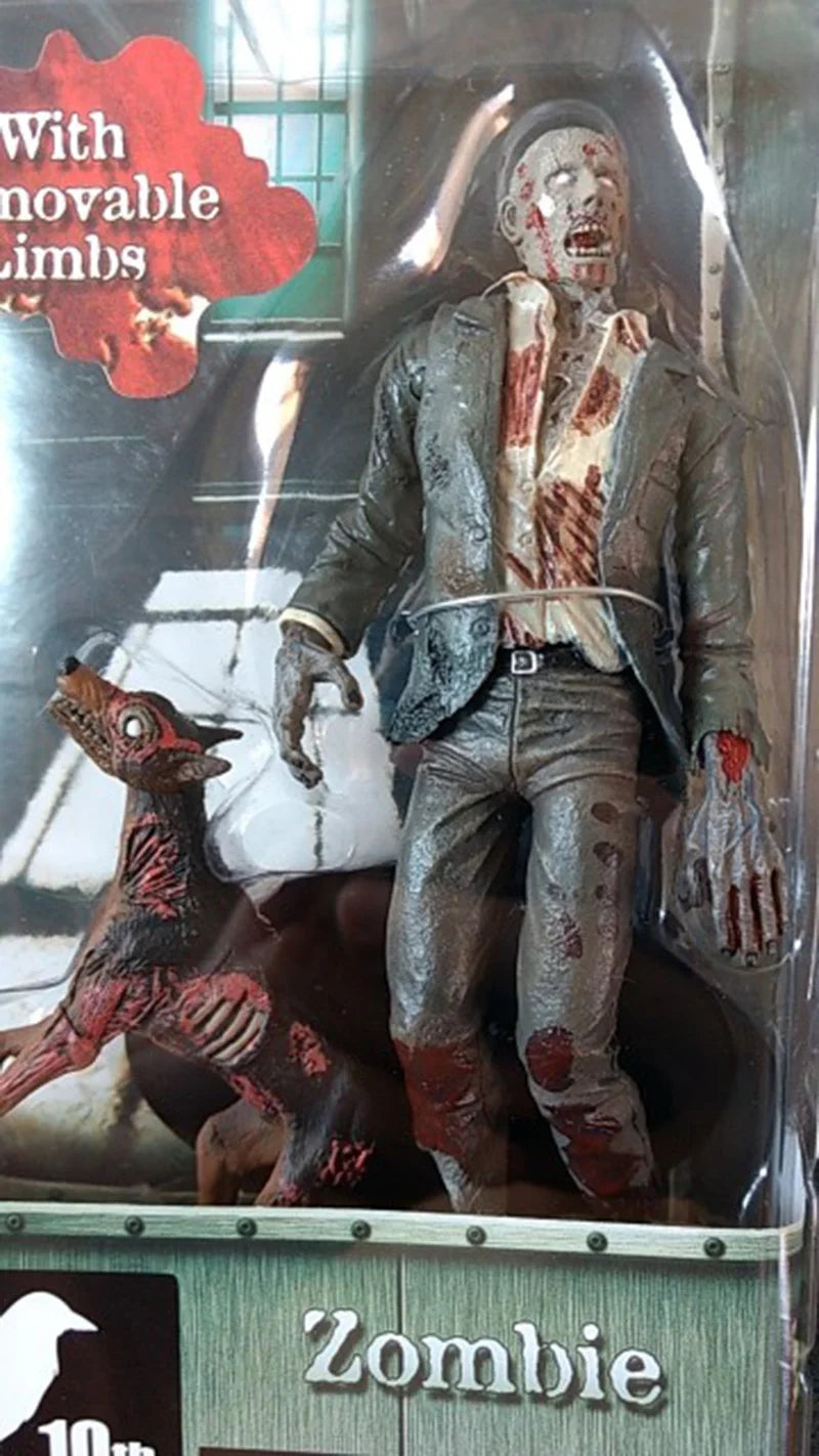 NECA Resident Evil Figures Hunk Zombie Action Figure Gas Mask Anime with Dog Model Doll Collection Boy's Christmas Gifts Toys