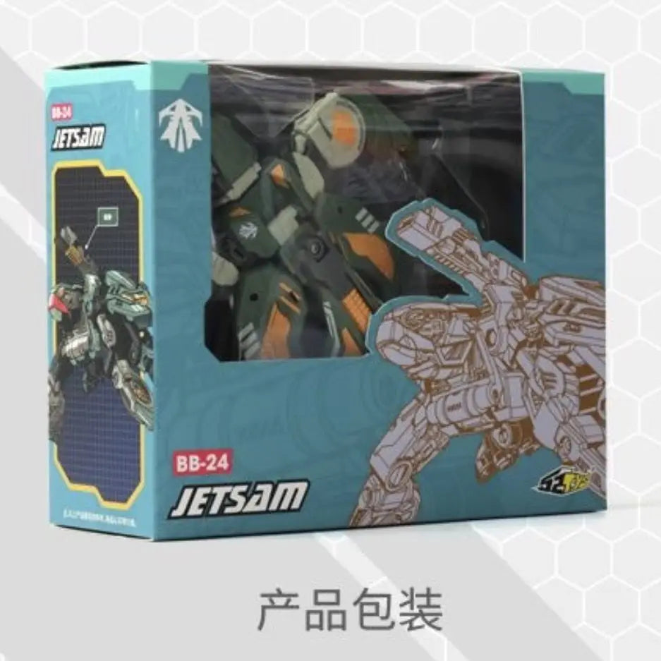 52TOYS Beast Box Series Jetsam Wreck Reef Sea Turtle Transformable Model Kit Collectible Mech Action Figure Birthday Gift