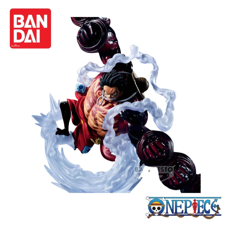 Bandai Banpresto One Piece In Stock Monkey D Luffy 100% Genuine Figurine Original Ornaments Anime Merchandise Action Figure
