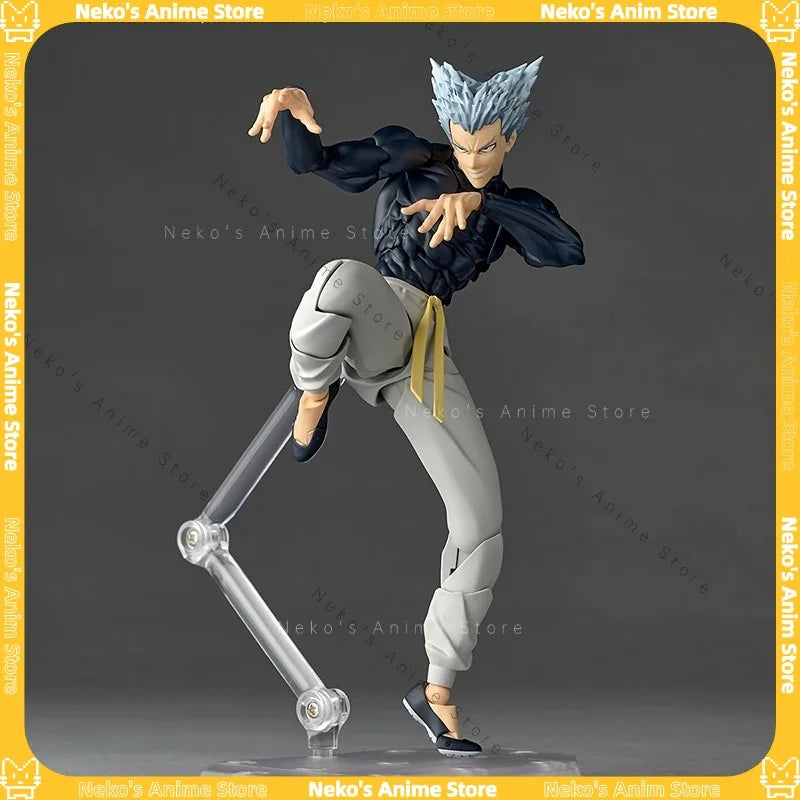 【Pre-Order】Revoltech Yamaguchi One-Punch Man Garou Kaiyodo Action Figure Anime Model Trendy Toys Desktop Doll Collectibles Gift