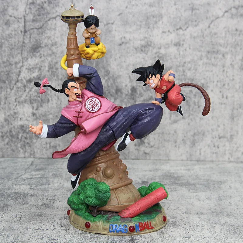 Dragon Ball Anime-Figuren, Goku-Figur, Tao Pai Pai vs. Son Goku-Serie, Karin Tower, 28 cm, Actionfiguren, Sammlerstück, Ornament, Geschenk