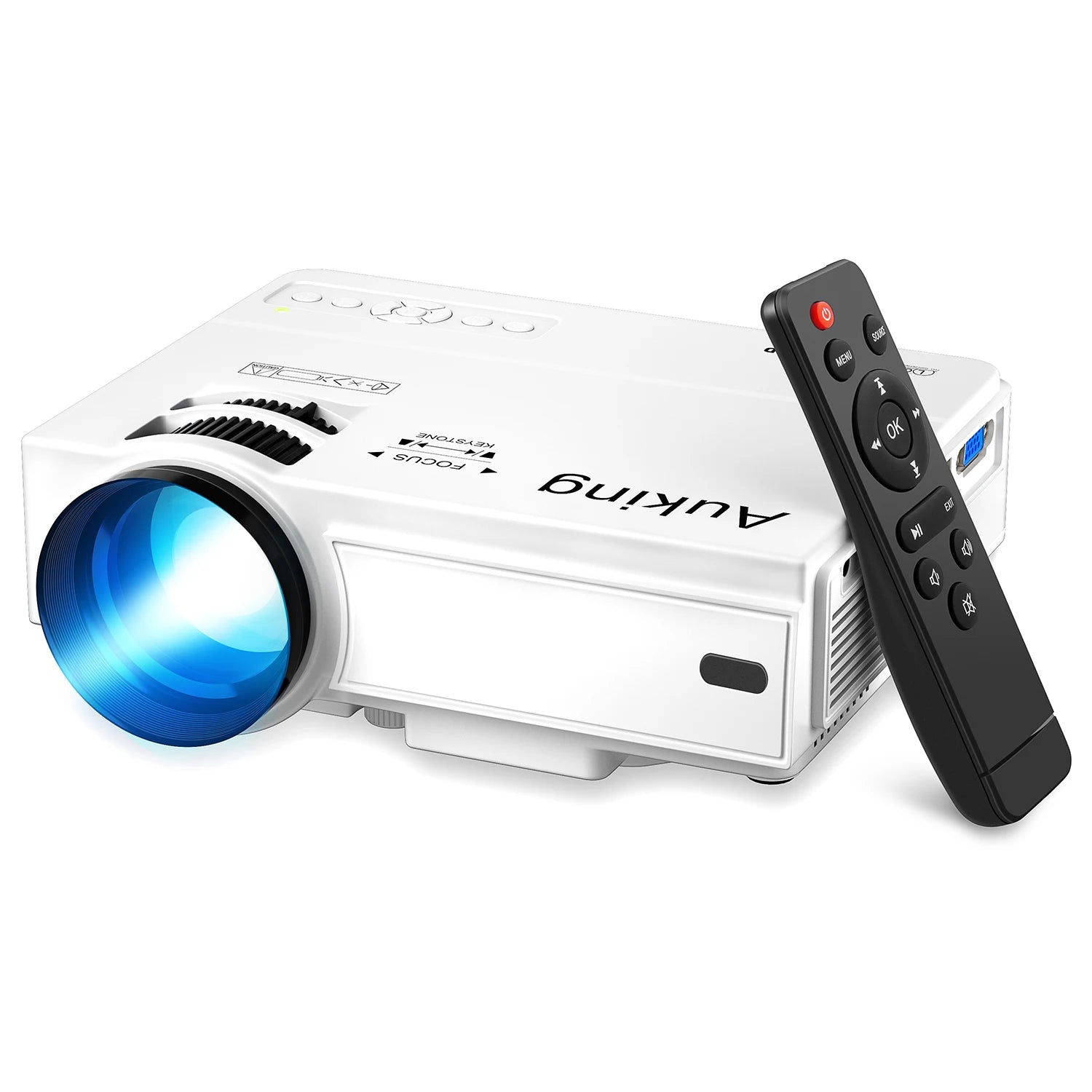 Auking mini projector 1080P full HD proyector 4k LCD home theater projector short throw projector 4k