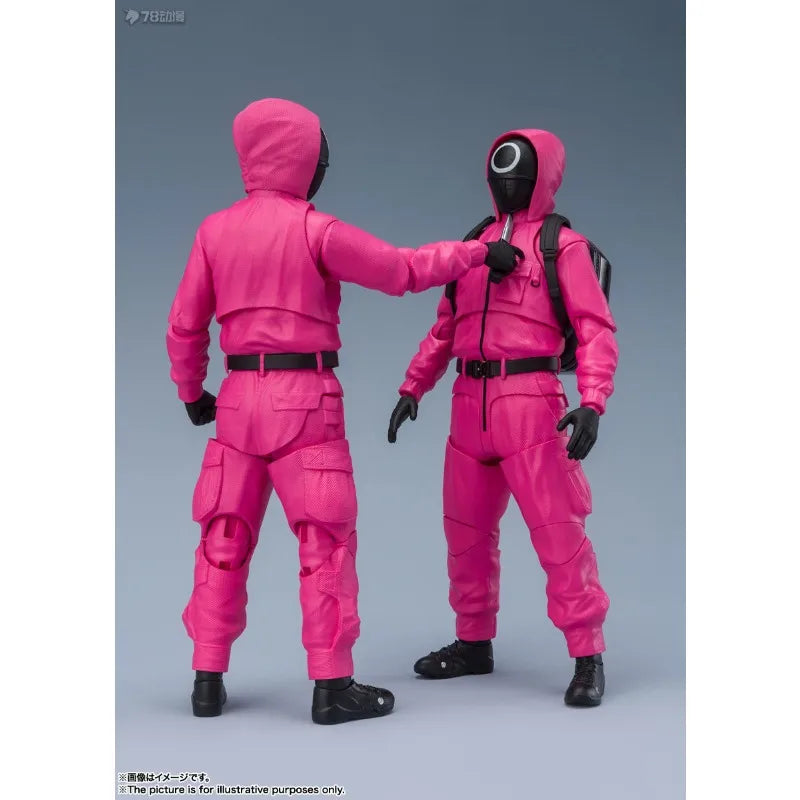 Bandai Original S. H. Figuarts Finished Movable Toys Squid Game Anime Action Figure Model Toys Collectible Model Gifts for Boys