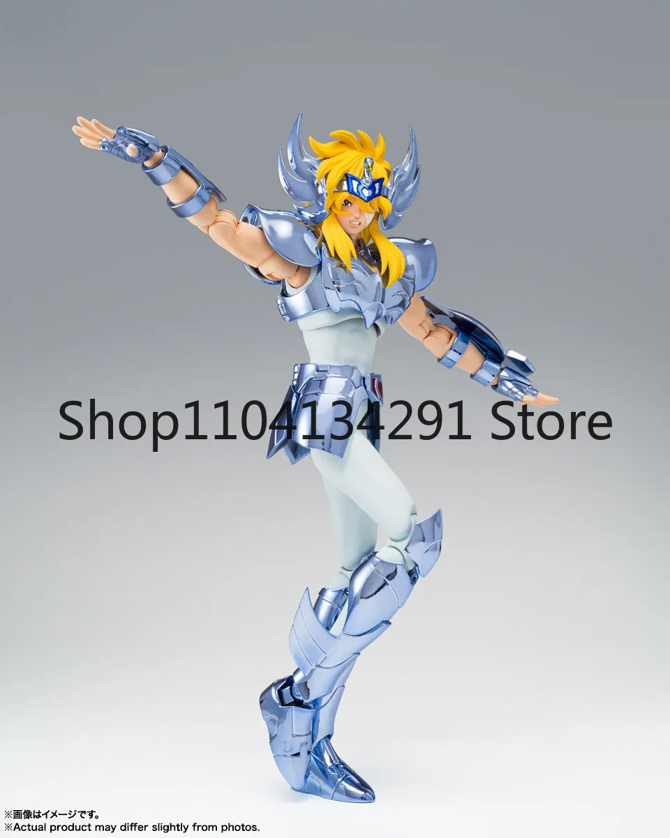 Original Bandai Saint Cloth Myth EX Saint Seiya Cygnus Hyoga Final Bronze Toy Model Collectible Birthday Gift