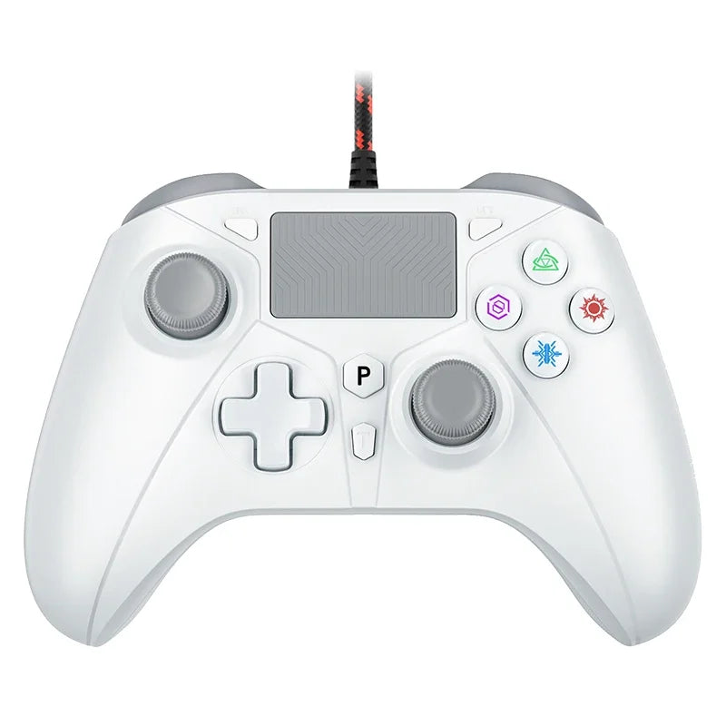 Wired Controller for PS5/PS4/Pro PC Console Remote Control Handle Gamepad Turbo Dual Vibration 2m Cable No Delay Instant Connect