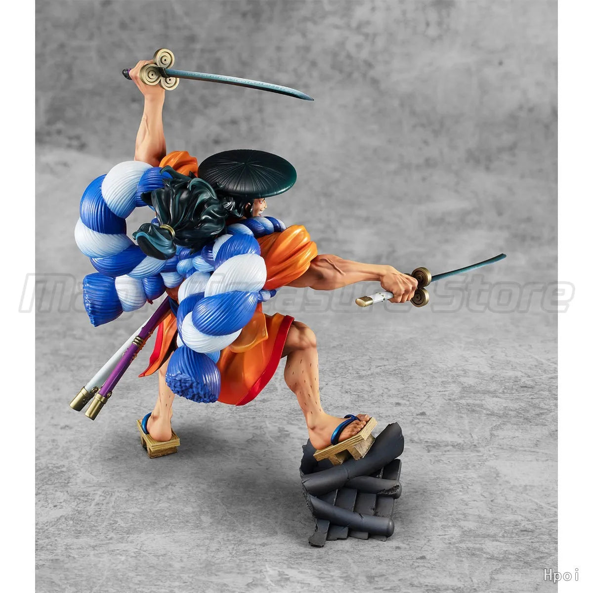 【MT】Original MegaHouse POP Warriors Alliance ONE PIECE KOZUKI ODEN 1/8 Scale Figure Toy Collection