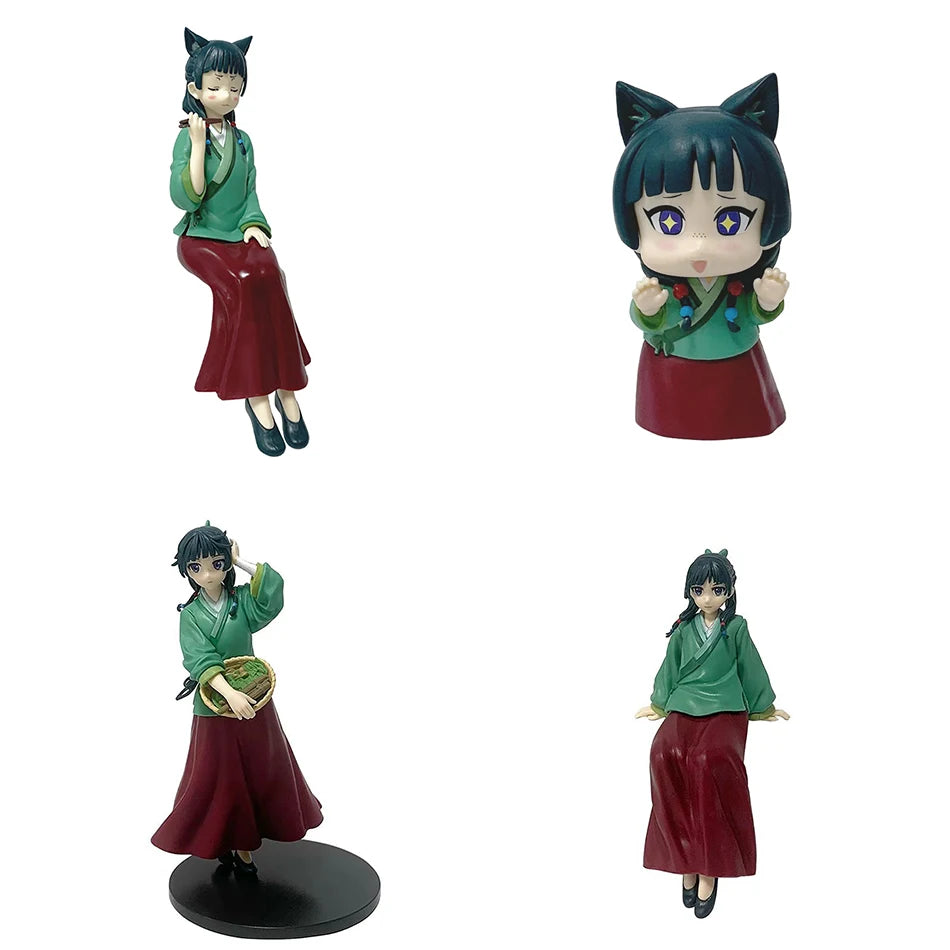 17CM Anime The Apothecary Diaries Figure Maomi Action Figural Pvc Model Kawaii Car Decoration Doll Children Toys Christmas Gifts
