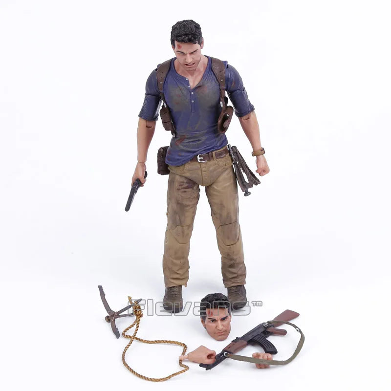 NECA Uncharted 4 A thief's end NATHAN DRAKE Figurine Collection Action Figure Model Toy
