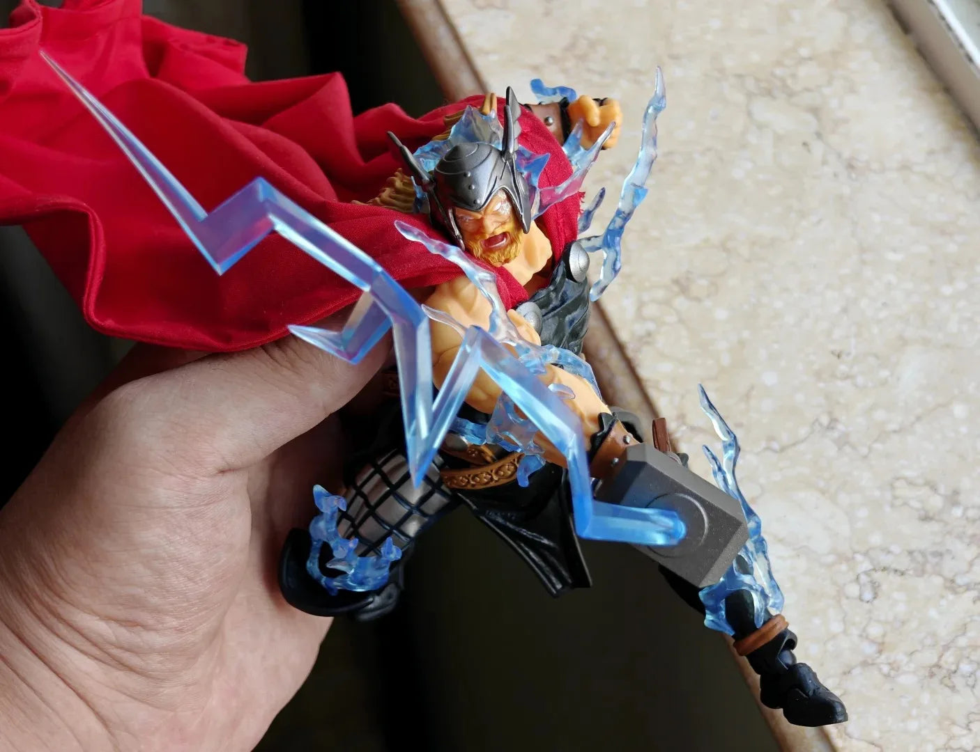 In Stock First Batch AC Toys Thor The Thor Kaiyodo Amazing Yamaguchi Revoltech Thor Anime Action Figure  Articulated Toys