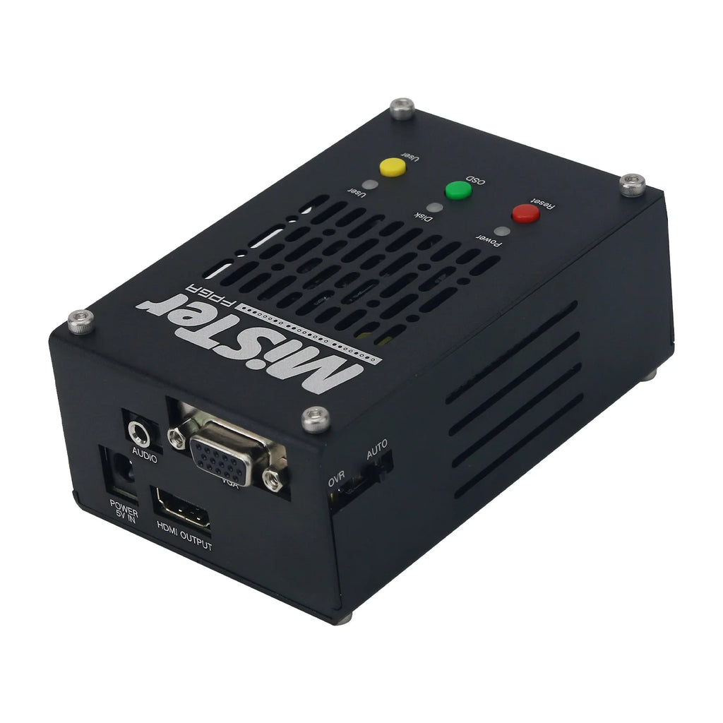 HamGeek Metal Enclosure Open-source-Mister Game Console with Cyclone V SoC FPGA Development Board and 32GB TF Card