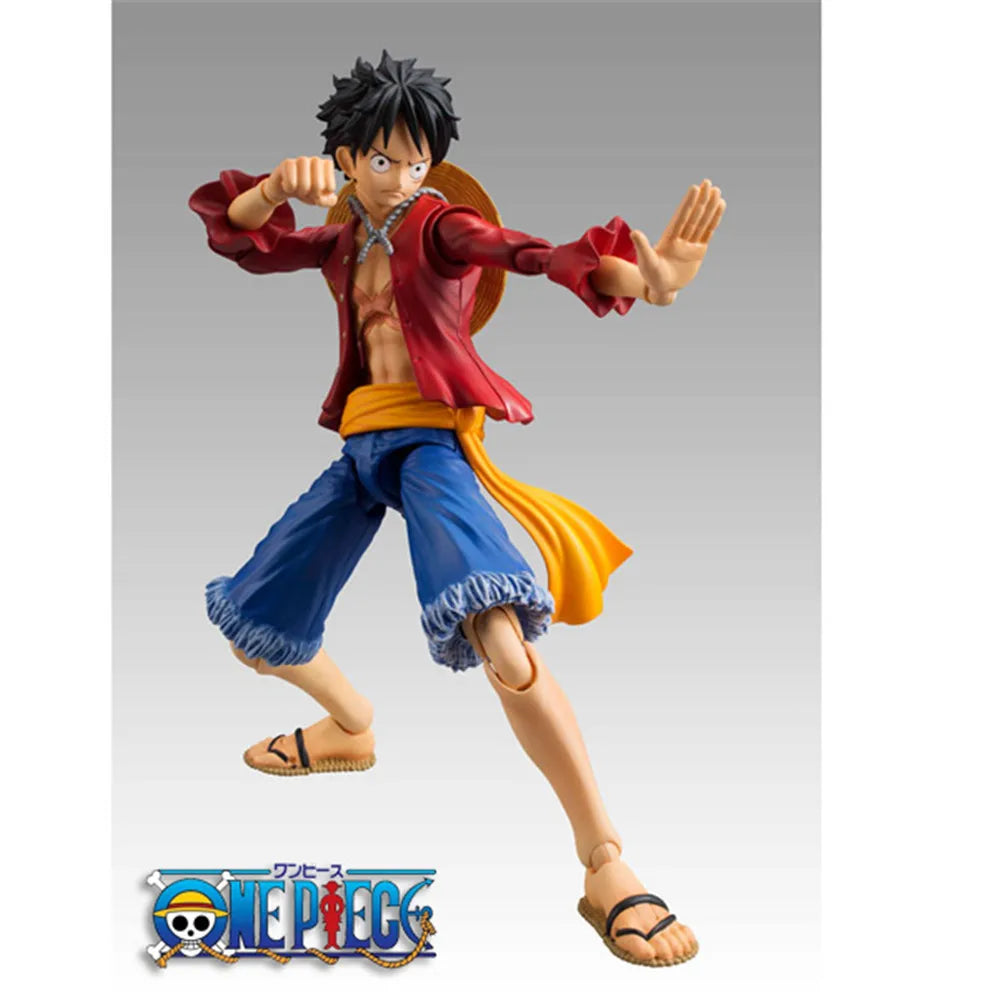18cm Anime One Piece BJD Joints Moveable Monkey D. Luffy PVC Action Figure Collection Model Toys