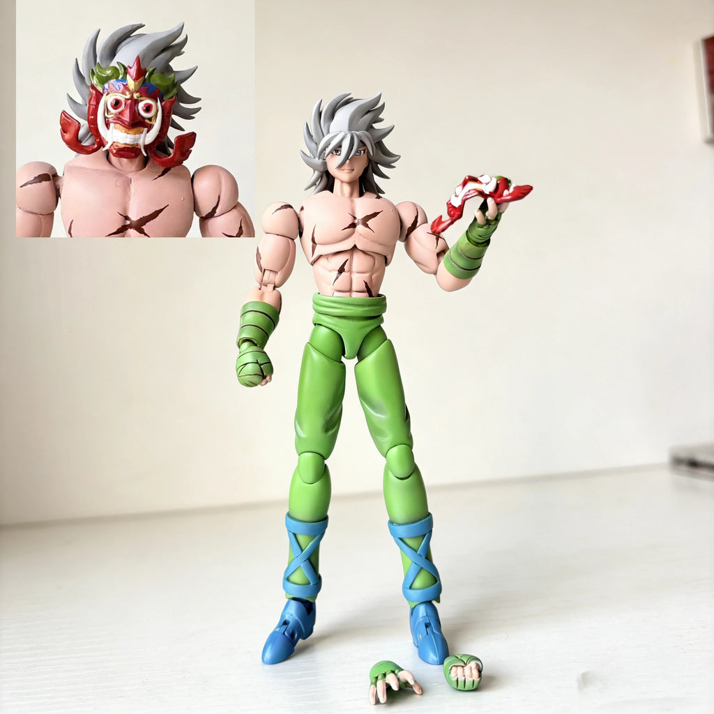 【Removable Mask】Saint Seiya Myth cloth Guilty Ikki's Master Kouros Saint Misterioso Jorge Garuda Articulated Toy Action Figure
