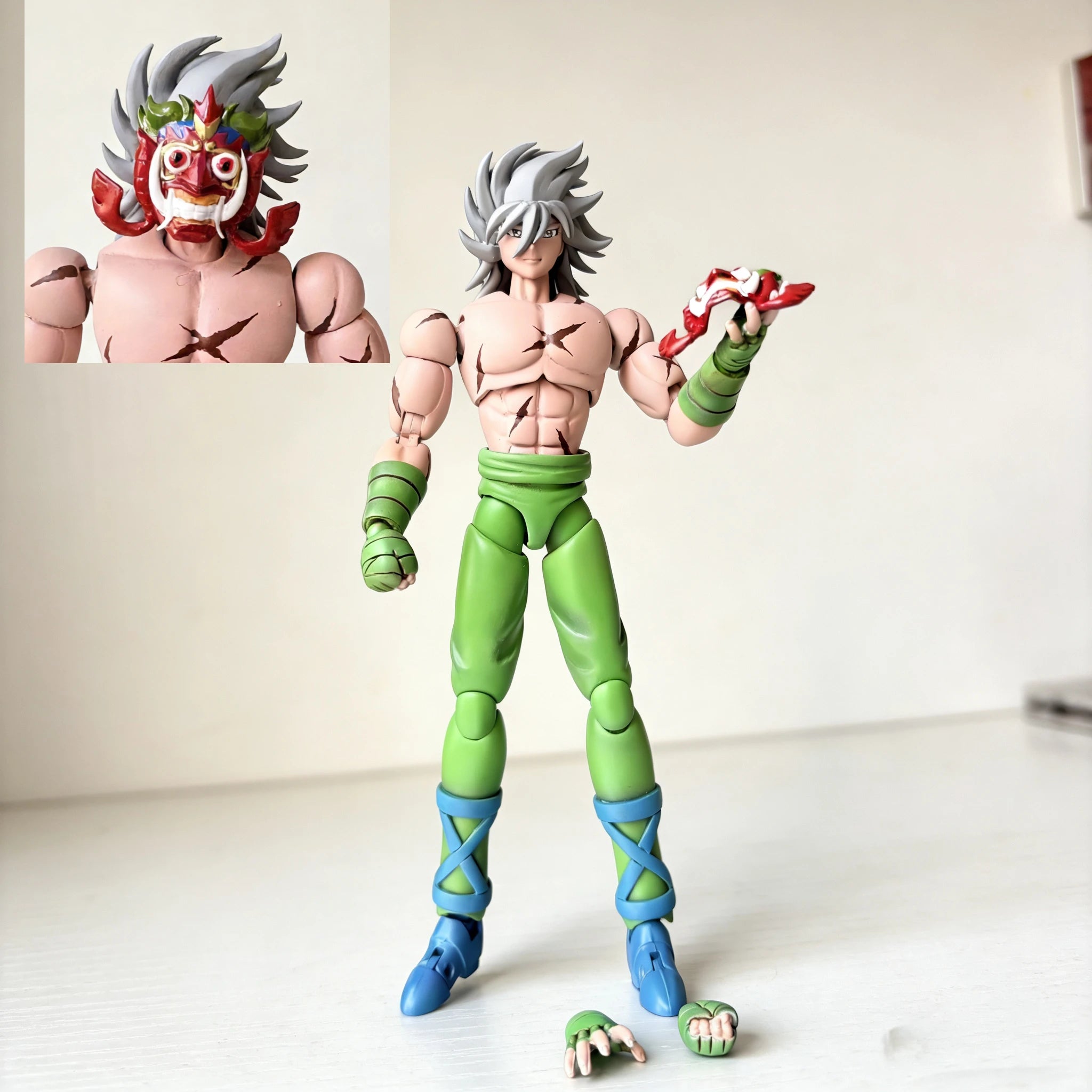 【Removable Mask】Saint Seiya Myth cloth Guilty Ikki's Master Kouros Saint Misterioso Jorge Garuda Articulated Toy Action Figure