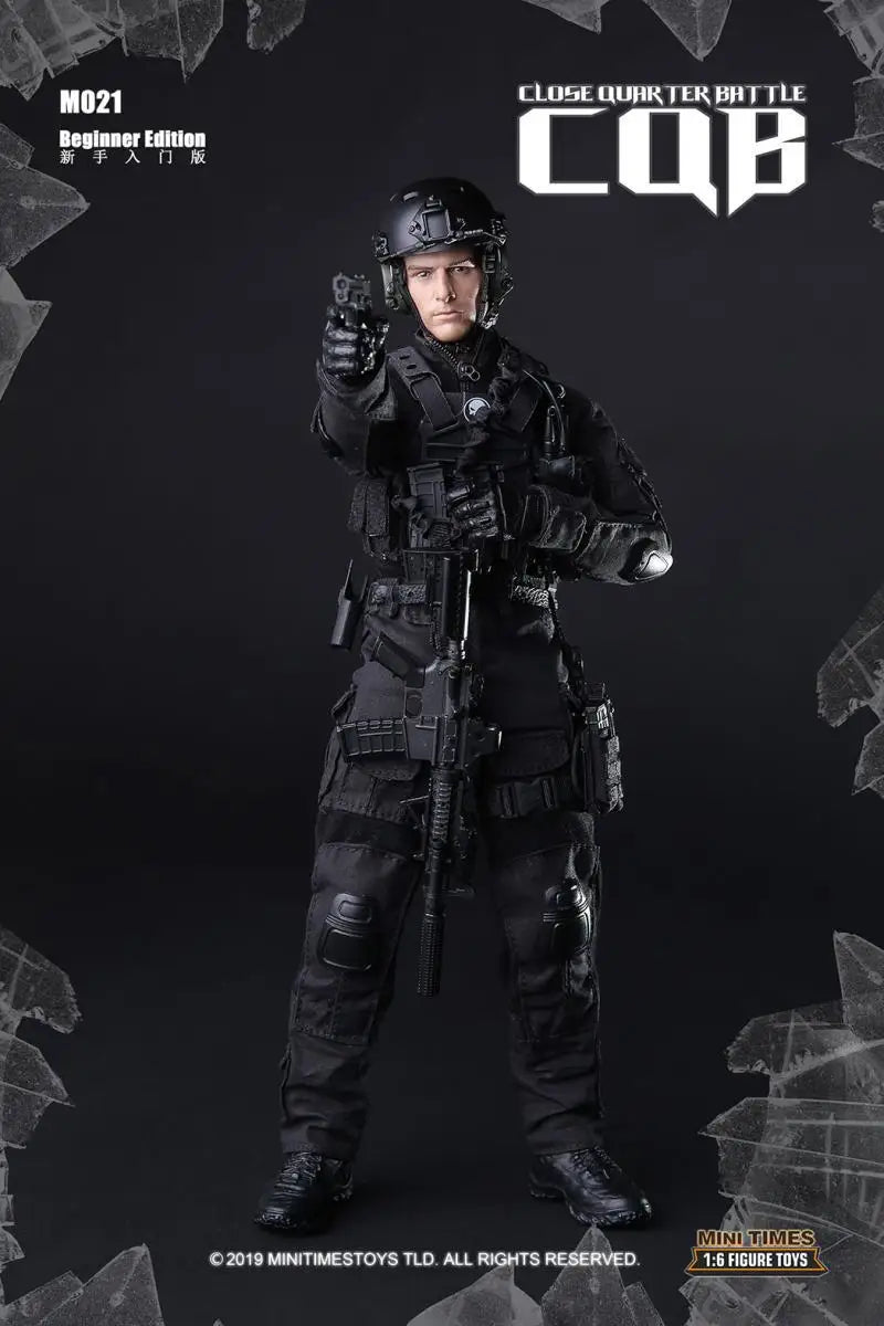 Mini Times Toys M021 1/6 CQB Soldier Figure Model 12'' Male Action Doll Full Set Toy for Collection
