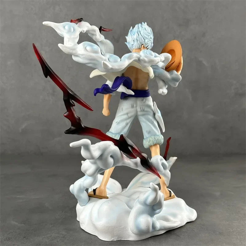 26 см Аниме One Piece Battle Standing Nika Luffy Статуя Екшън Фигурка Бюро Украшение Колекционерски Анимационни Модели Играчки Фигурки Подарък