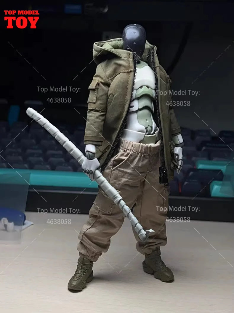 1/12 Scale Overalls Combat Pants Trousers Jeans Clothes Accessories Model for 6'' Romankey Soldiers Action Figure Body Dolls