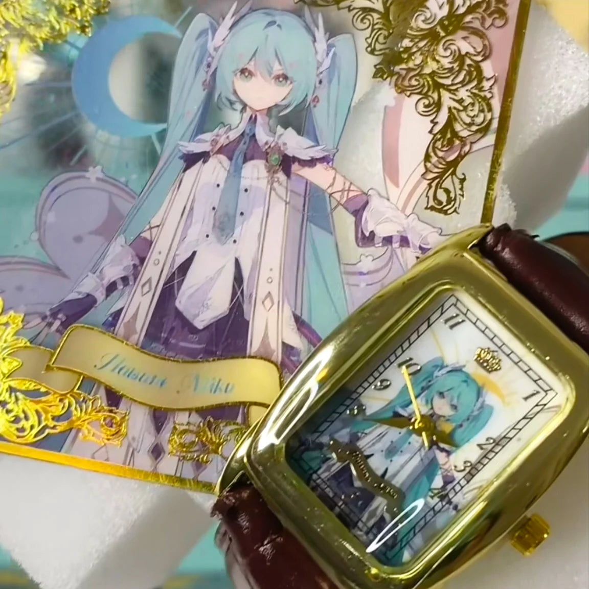 Authentic Hatsune Miku Anime Star Moon Knight Serie Watch Blind Box Gift For Birthday Surprised  Kawaii Timepiece Collection
