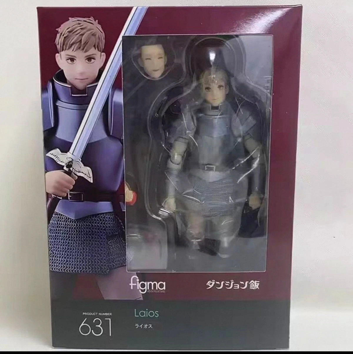 100% Authentic GSC Max Factory Figma 631 Delicious in Dungeon Laios Touden Action Figure Official Licensed In Stock