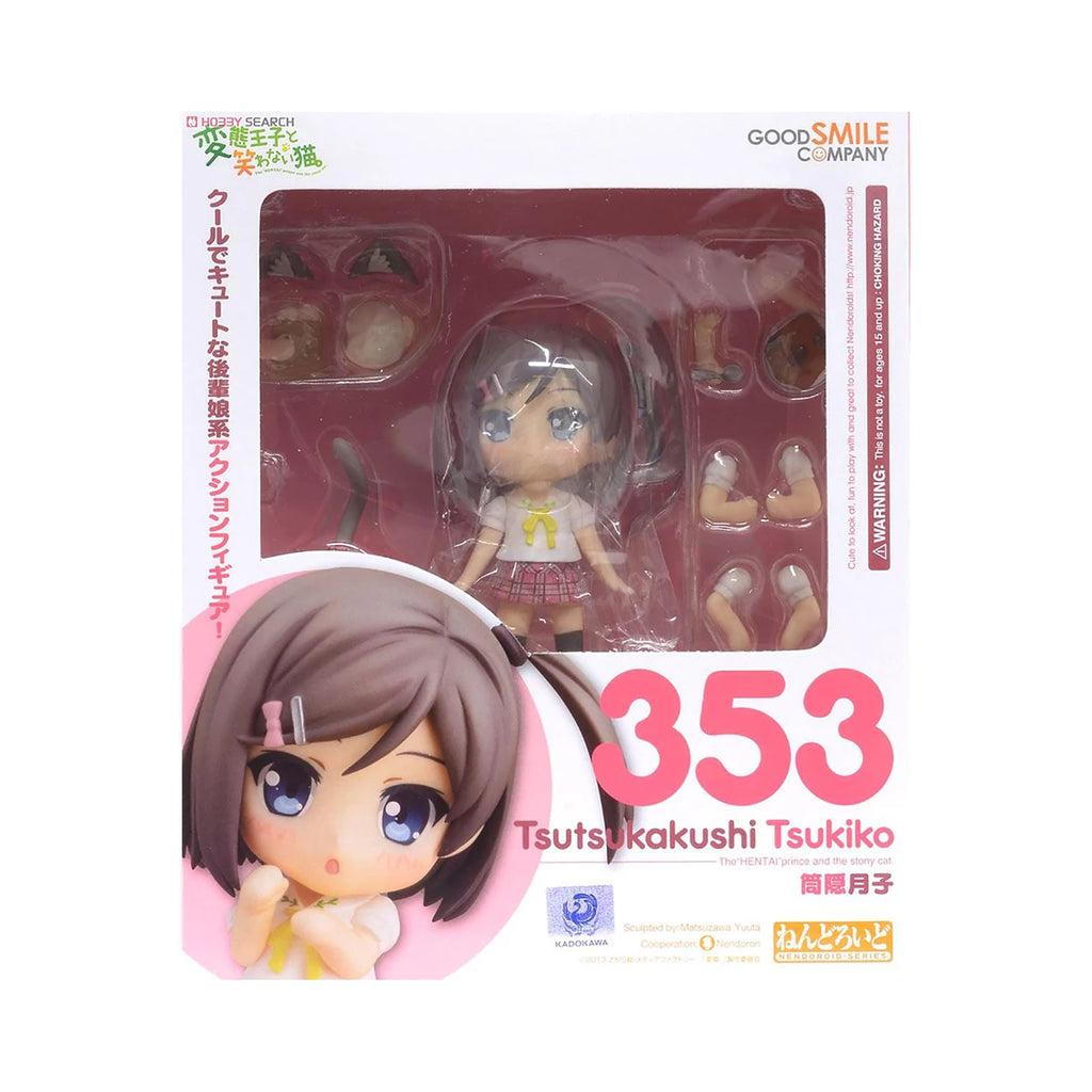 Original Genuine Good Smile Company Action/Dolls Nendoroid (#353) Hentai Ouji To Warawanai Neko. Tsutsukakushi Tsukiko Figure