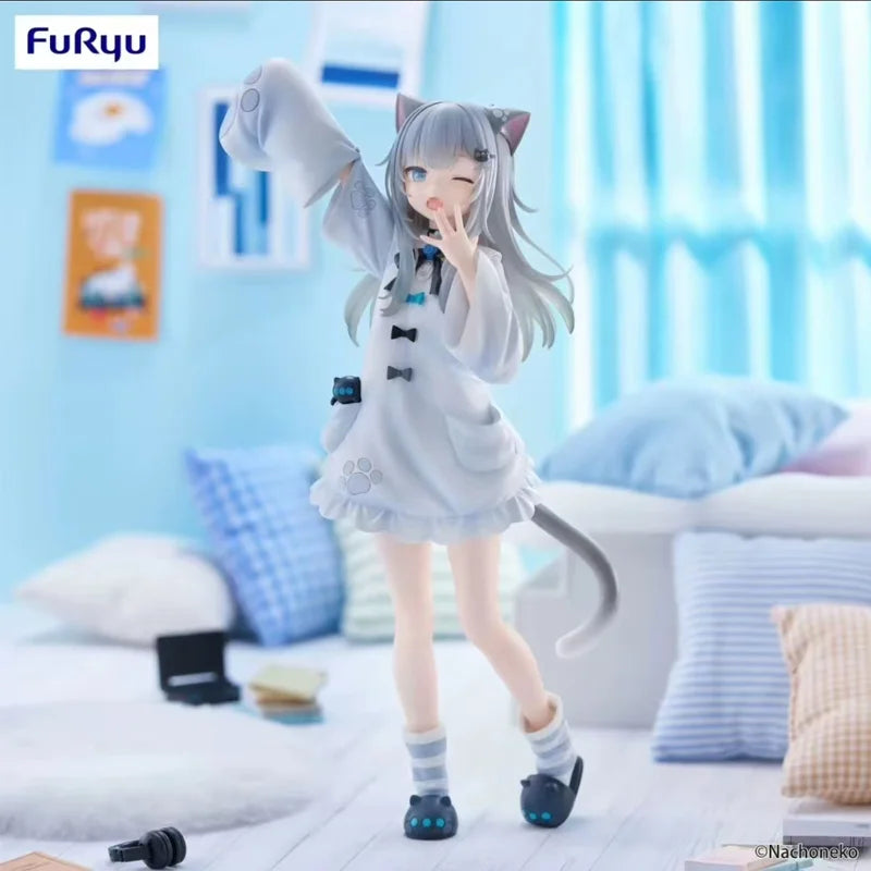 Ursprüngliche Echte Furyu Virtuelle Charakter 22cm Nachoneko Action Figur Modell Puppe Sammlung Spielzeug Geschenk Kind Droppshiping 2025