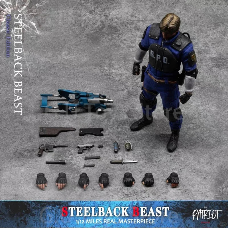 In Stock Patriot Studio 1 12 Leon S Kennedy Collectible Action Figure Resident Evil Real Masterpiece RPD Gift For Toy Collectors
