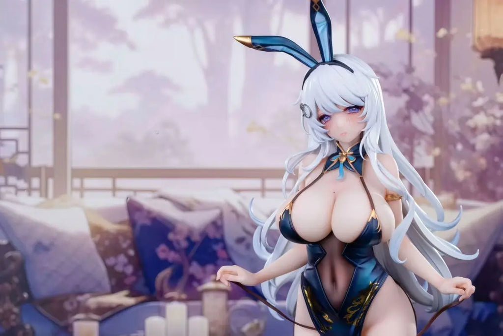 Bunny Girl Figures Beautiful Sexy Cheongsam Girls Figurine Anime Machi Figure Pvc Collection Statue Decora Toys Halloween Gifts