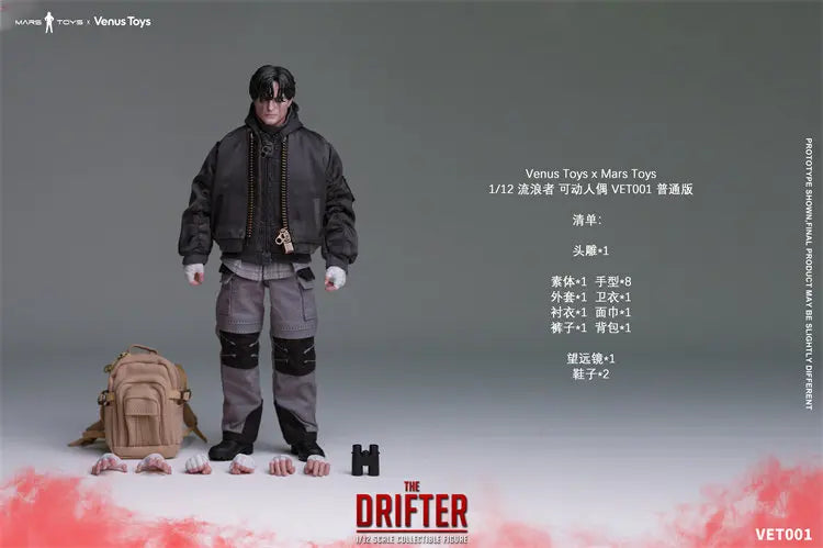 TYCTOYS In Stock Original Venus Toys x Mars Toys 1/12 Wanderer New Batman Action Figure VET001 6inch Full Set Model Toys Gifts