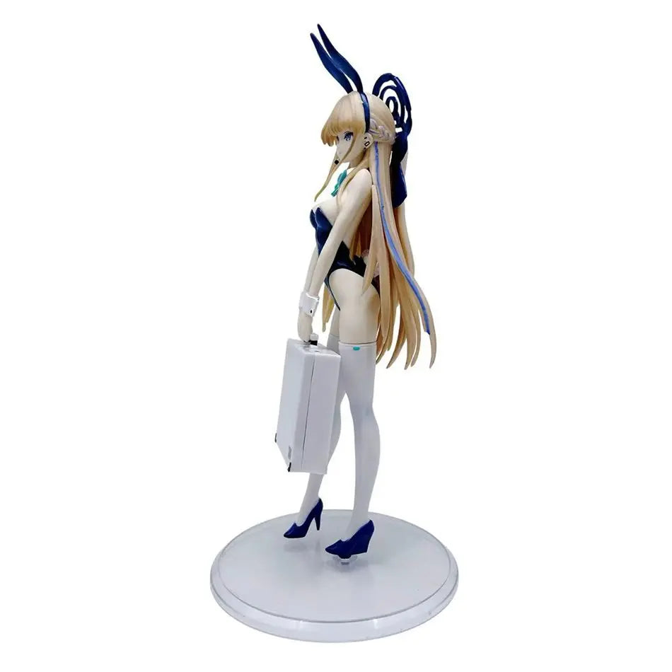 23cm Sexy Blue Fly Bird Anime Character PVC Figure Toy - Desktop Decoration, Collectible & Christmas/Winter Gift