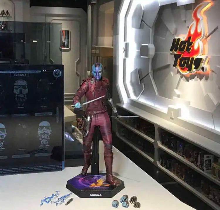 In Stock Hottoys 1/6 Marvel Avengers 4 Endgame Nebula Action Figure Model Hobby Collectible Gift Toy Ht Mms534 Action Figure Toy