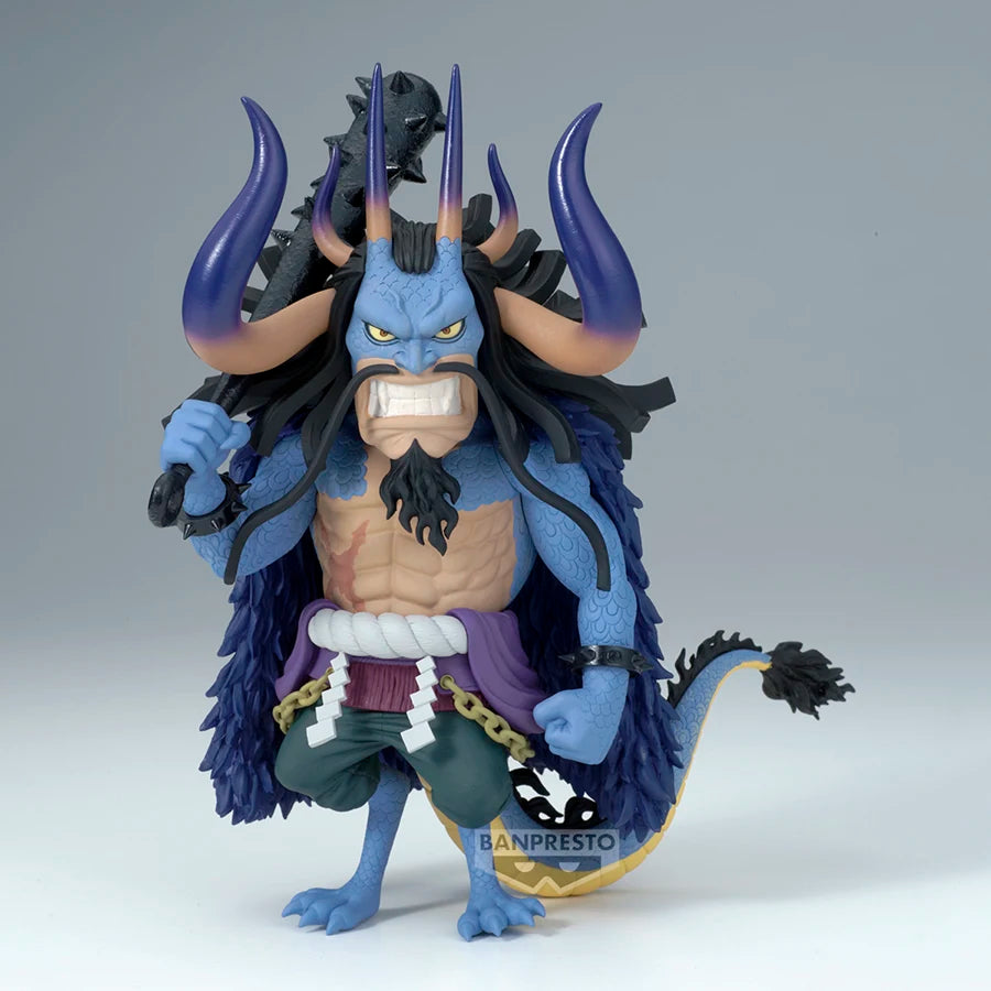 Banpresto One Piece Anime Figurines World Collectable Figure Special Kaidou PVC Action Figures Collectible Model Toys