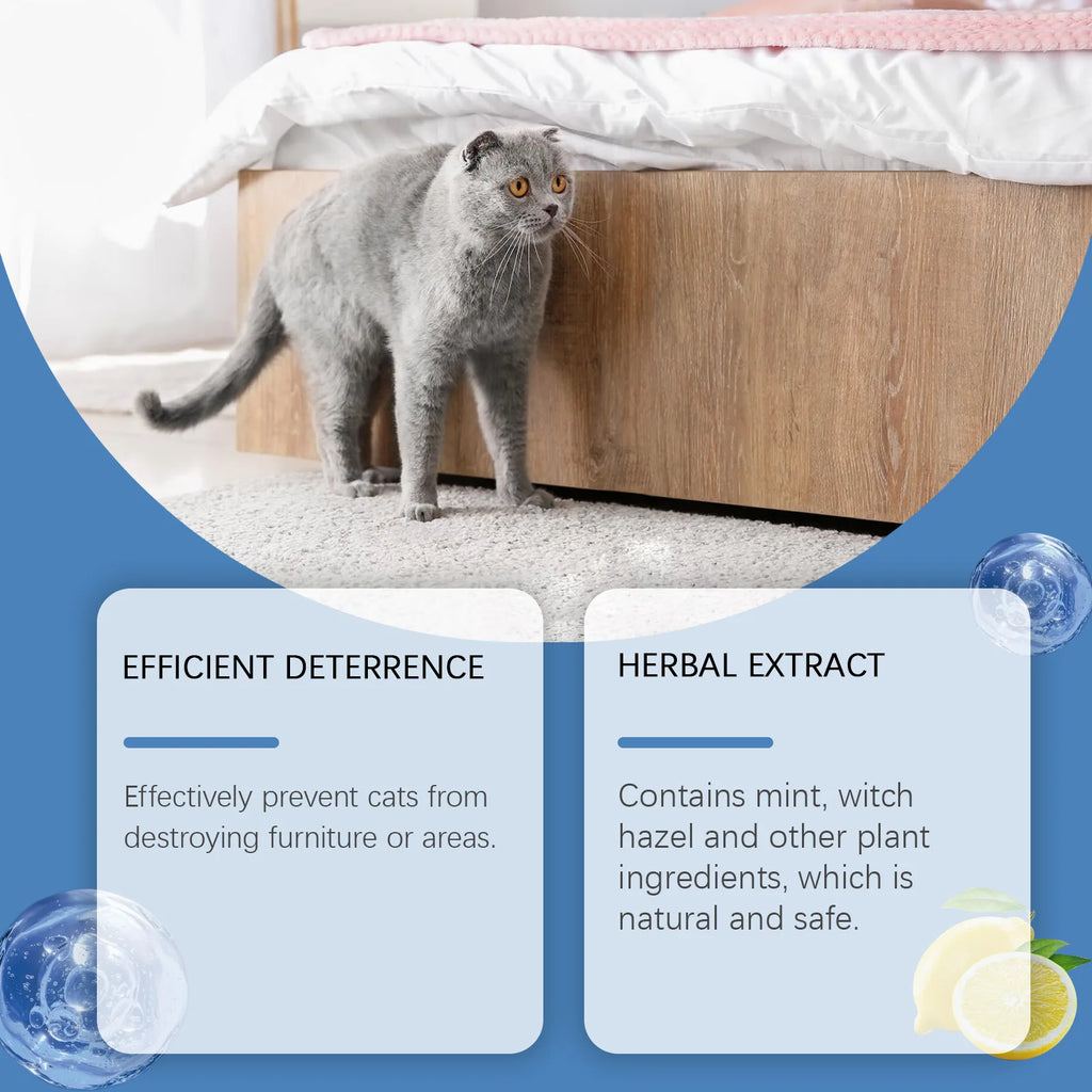 Pet Anti Scratch Spray Anti Gnawing Scratching Training Aid Stop Bites Chewing Protect Furniture Cat Scratching Deterrent Liquid
