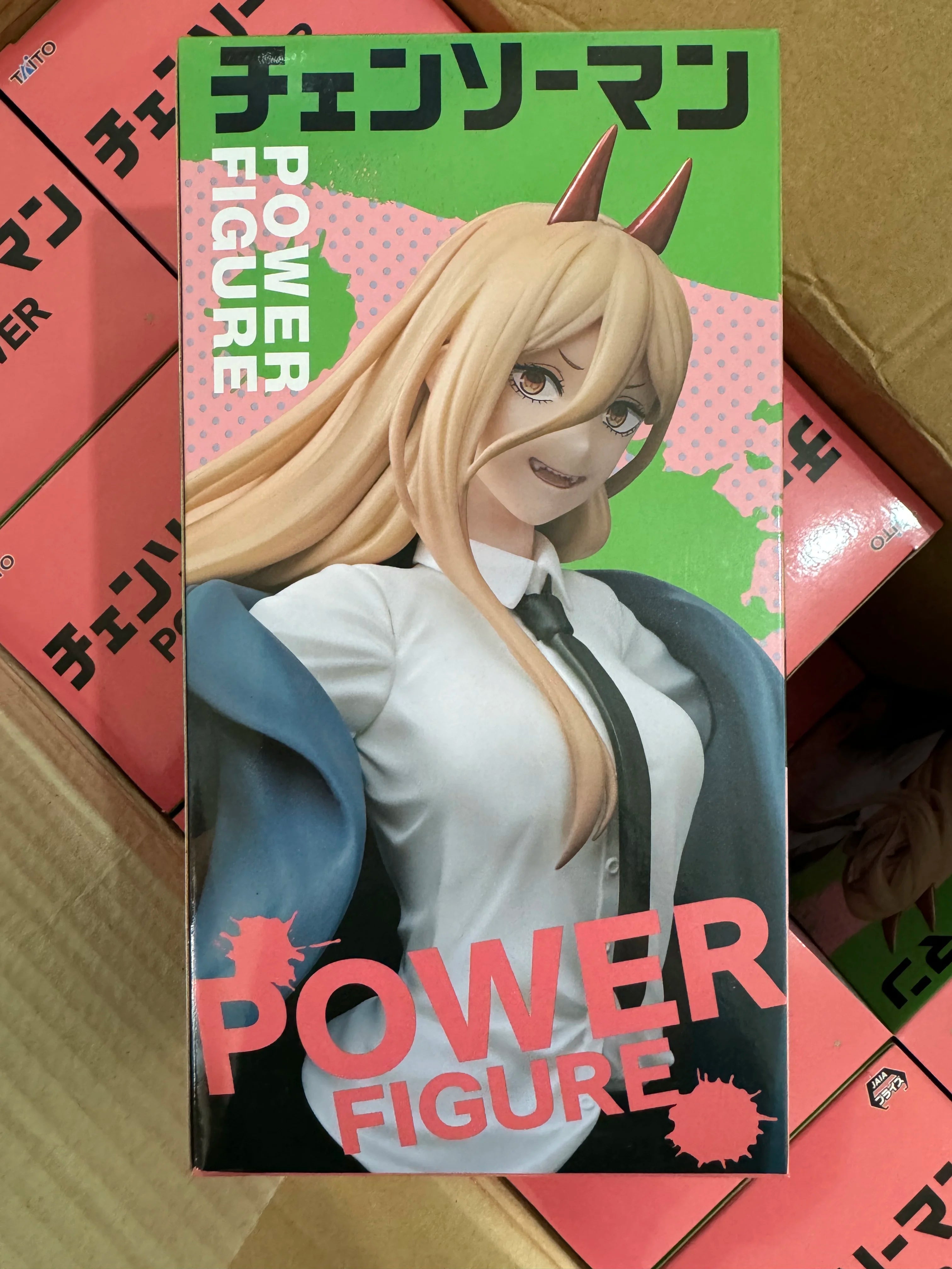 TAiTO Original Genuine Chainsaw Man 18cm Power 22cm Action Figure Adult Collection Model Doll Toys Boy Statue Ornament in Stock