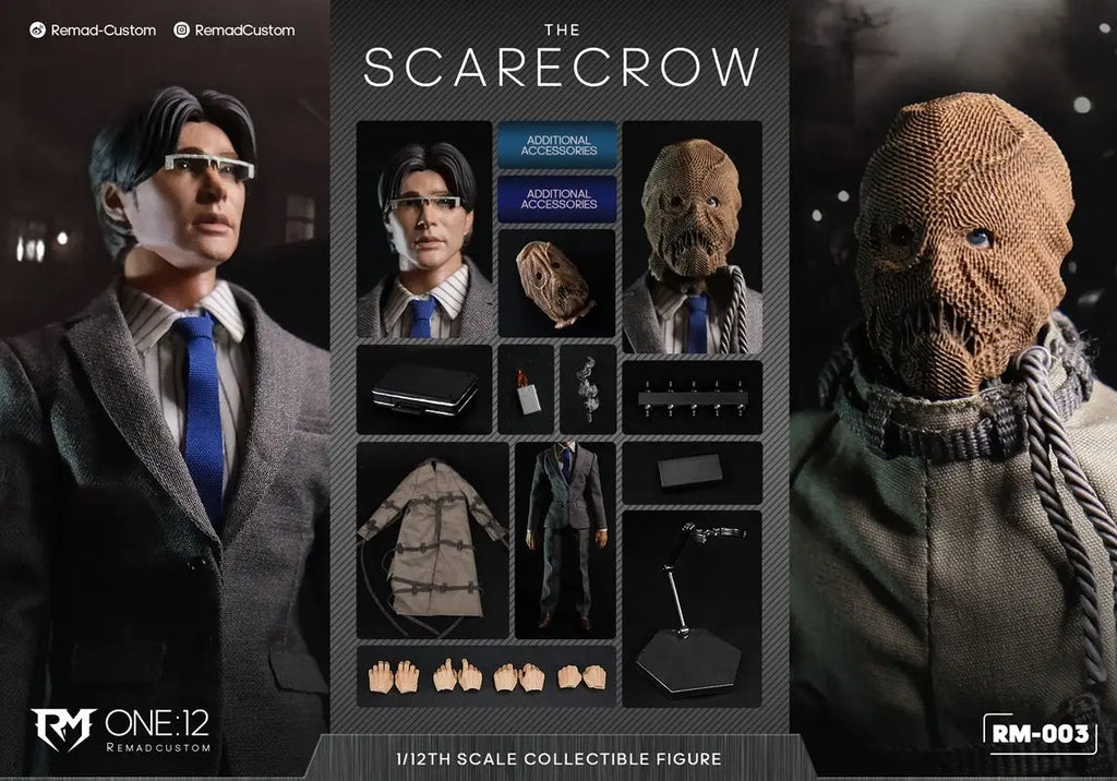 In Stock Originate Remad Custom RM-003 SCARECROW REMAD CUSTOM 1/12TH SCALE COLLECTIBLE FIGURE Model Toys Jonathan Crane