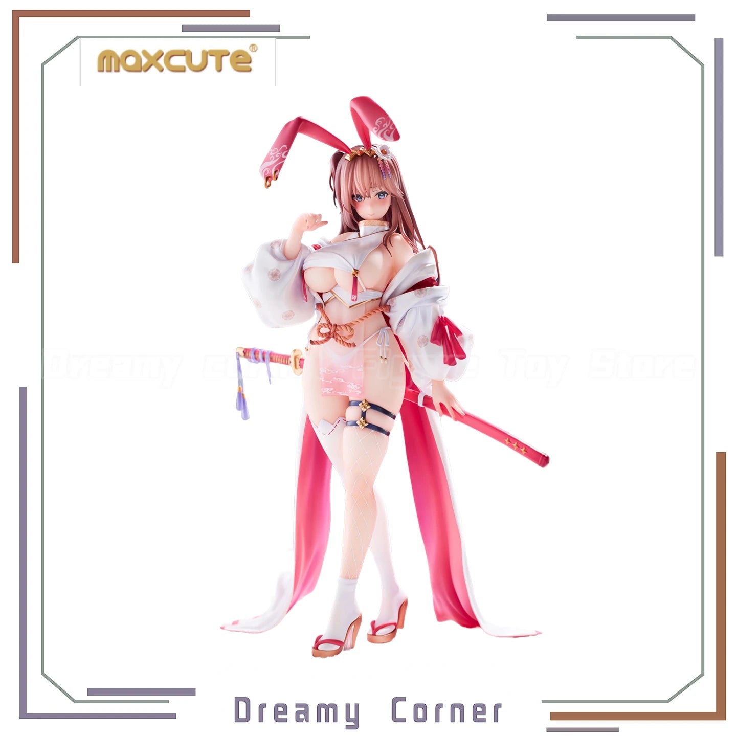 【In Stock】Original Maxcute USAMURAI Snow Rabbit Warrior -chan 1/6 Figure Toys Collection Model Ornaments